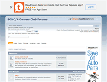 Tablet Screenshot of forums.sohc4.net